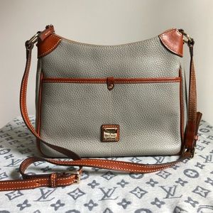 Dooney & Bourke Pebble Grain Gray Crossbody